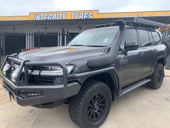  Grey Toyota LandCruiser 300 with bull bar